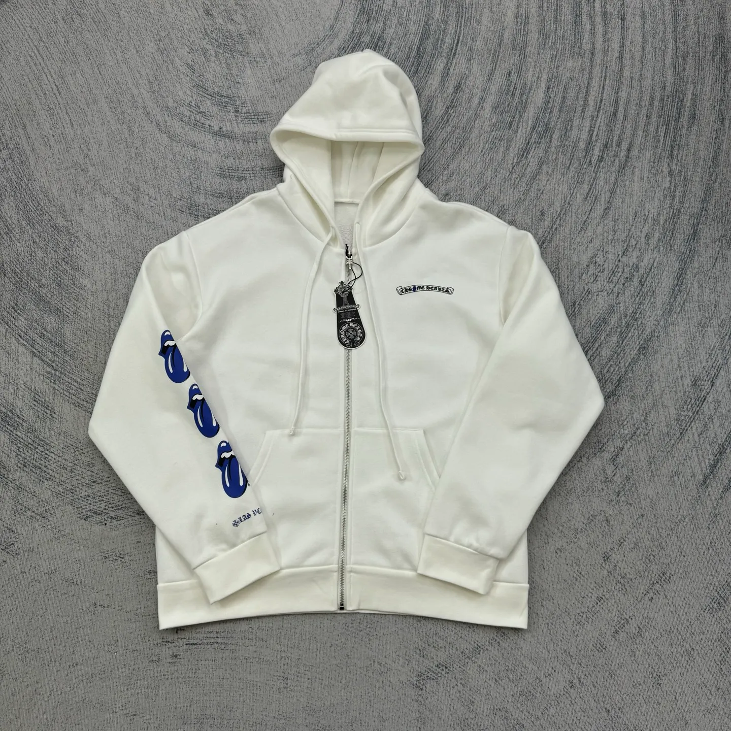 P470 Chrome Hearts hooded glue print sweatshirt jacket size S/M/L/XL